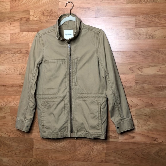 Madewell Jackets & Blazers - MADEWELL Fleet Utility Jacket in Khaki/Tan